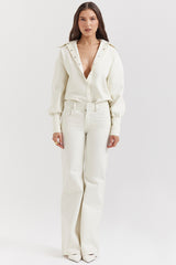 Zuri-Ivory Denim Shirt