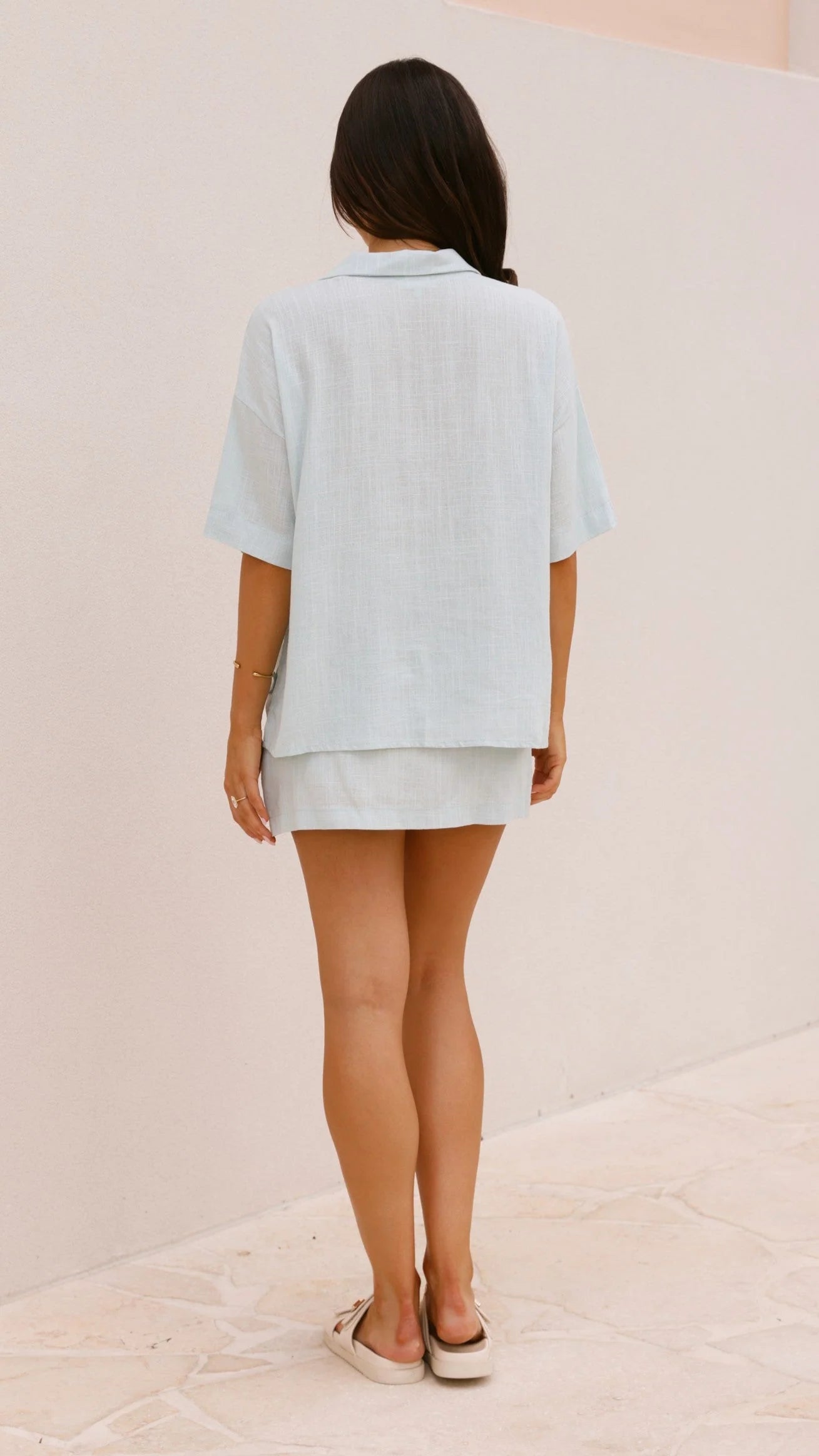 Louise Top - Baby Blue