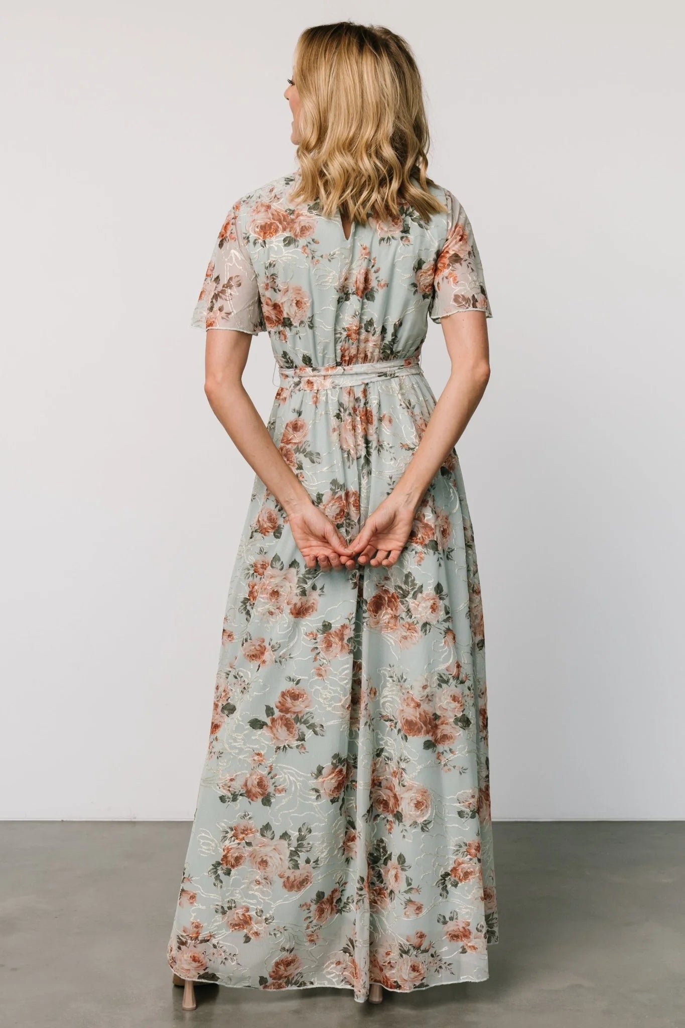 Katalaya Maxi Dress | Sage + Gold