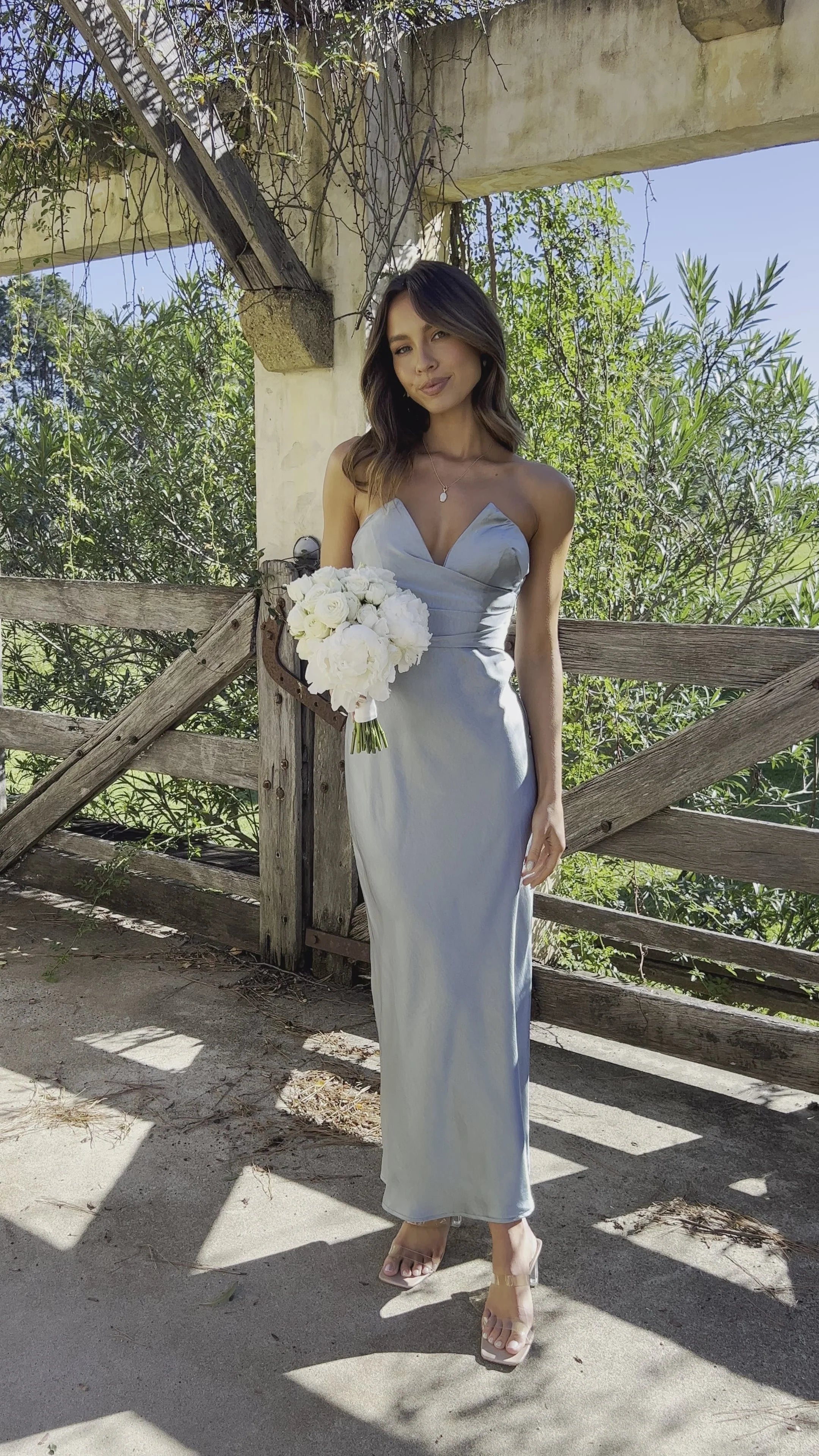 Valerie Maxi Dress - Blue