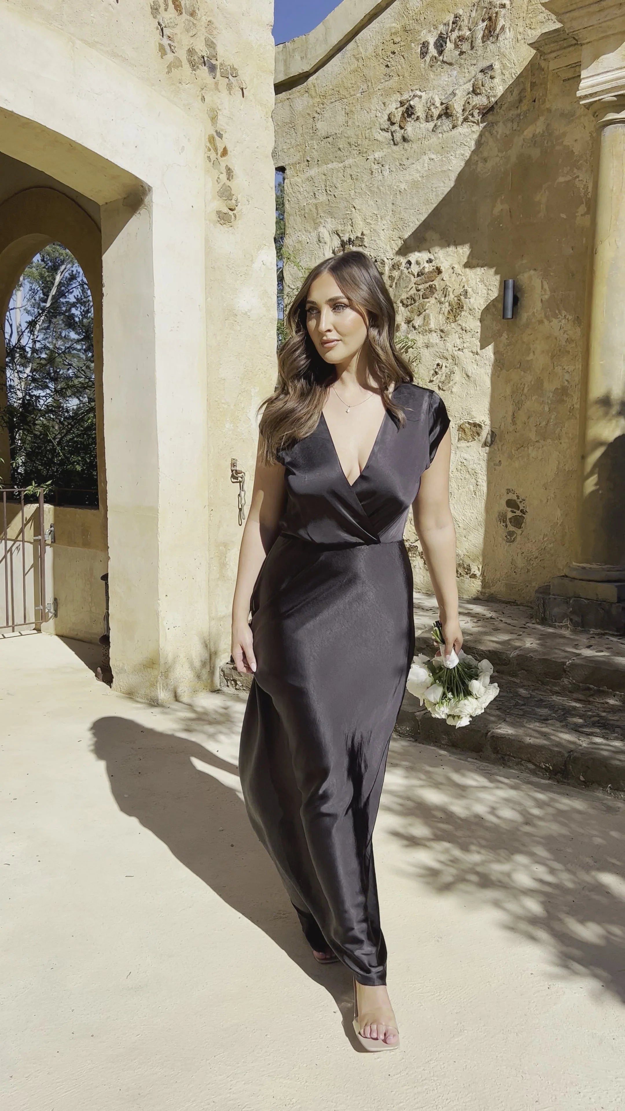 Selma Maxi Dress - Black