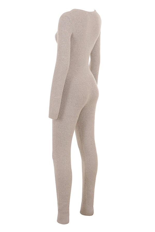 Tiggy-Opal Marl Loungewear Jumpsuit - SALE