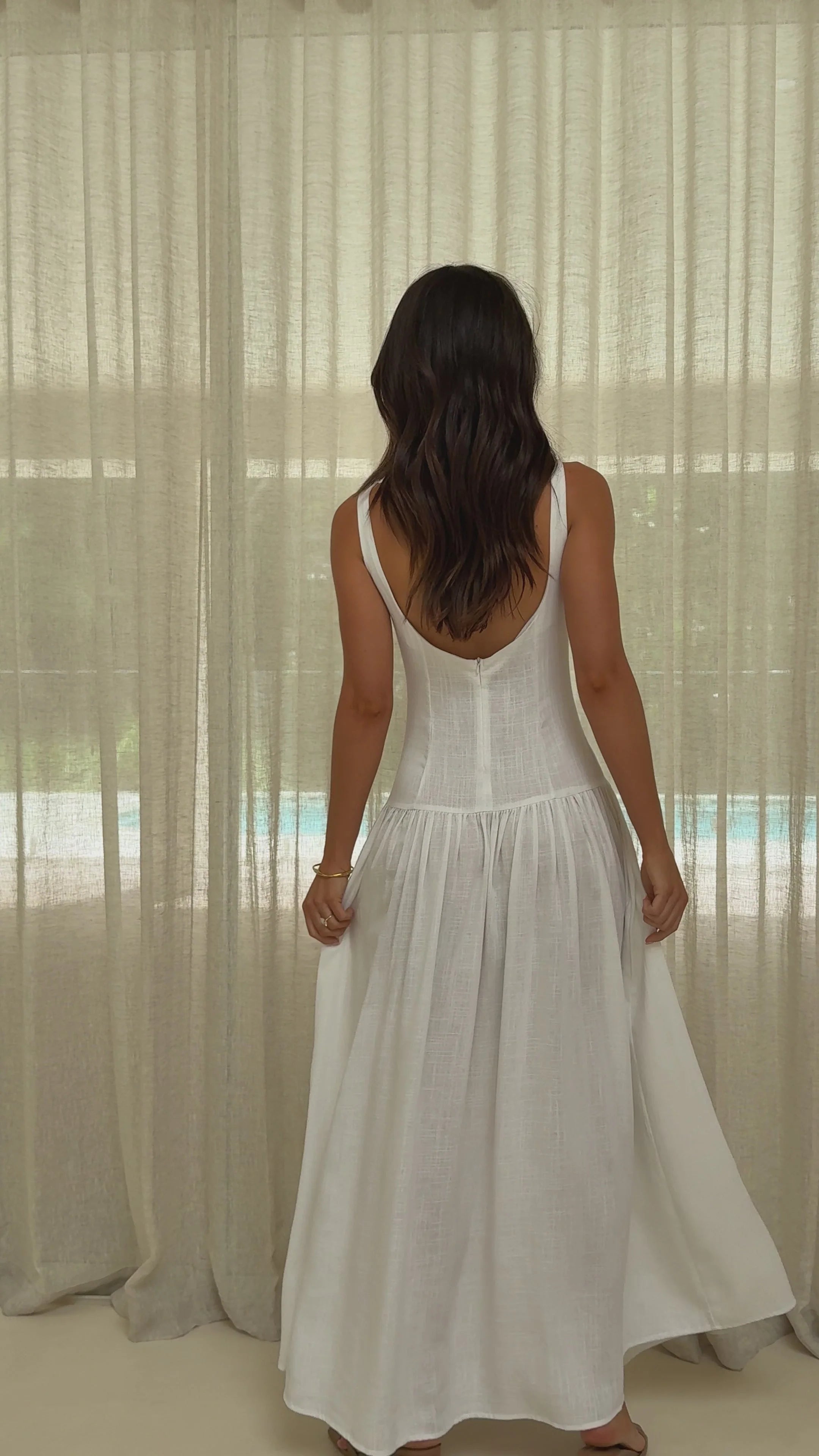 Kora Maxi Dress - White