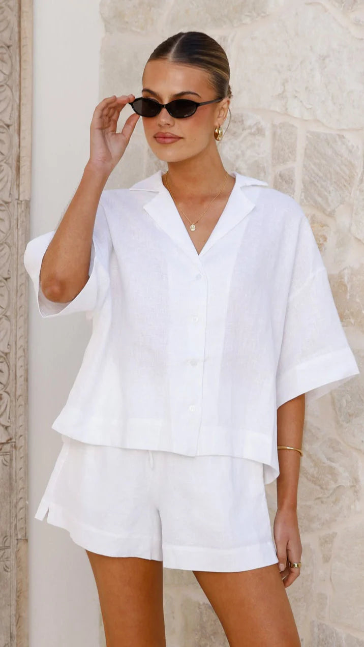 Luna Shorts - White