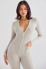 Tiggy-Opal Marl Loungewear Jumpsuit - SALE