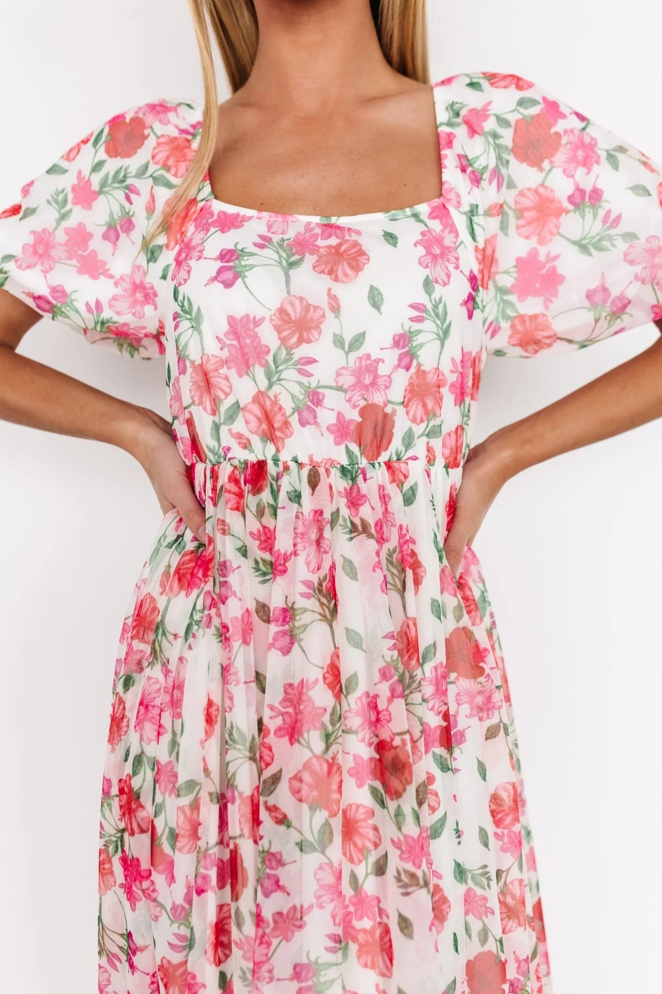 Margo Maxi Dress | Pink Multi Floral